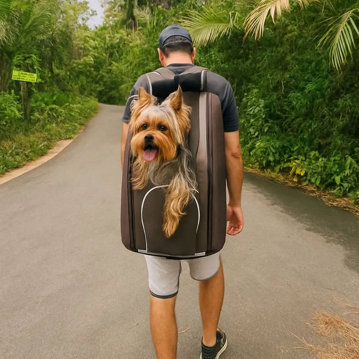 Trolley para Perros y Gatos 4 en 1 de Ibiyaya: Transportín con Ruedas, Mochila y Bolso (Hasta 8 kg) 🎁Regalo Premium Incluido 🎁