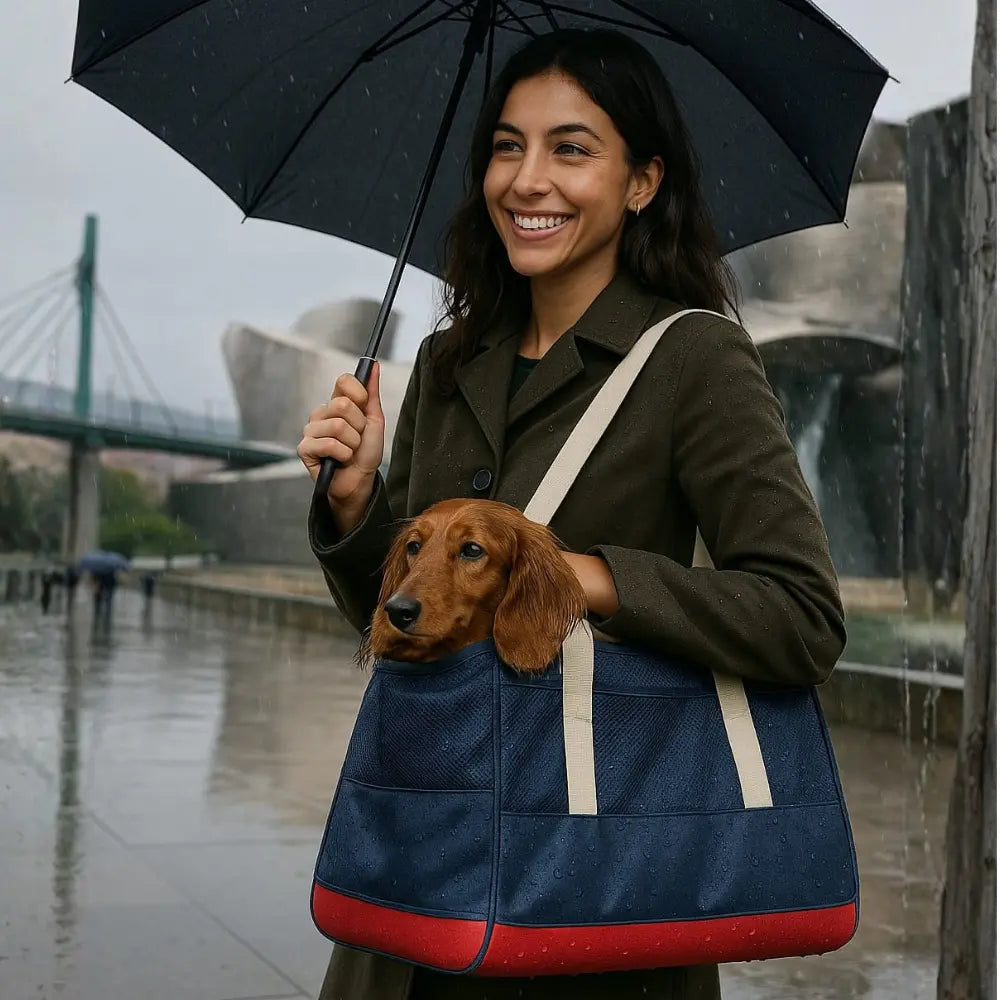 Bolso para Teckels Ligero y Transpirable (Hasta 9 kg)