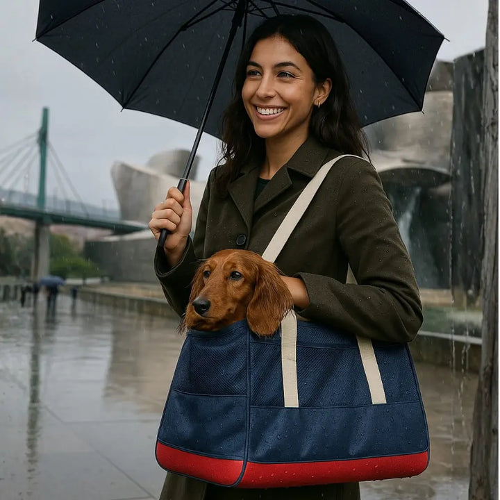 Bolso para Teckels Ligero y Transpirable (Hasta 9 kg)