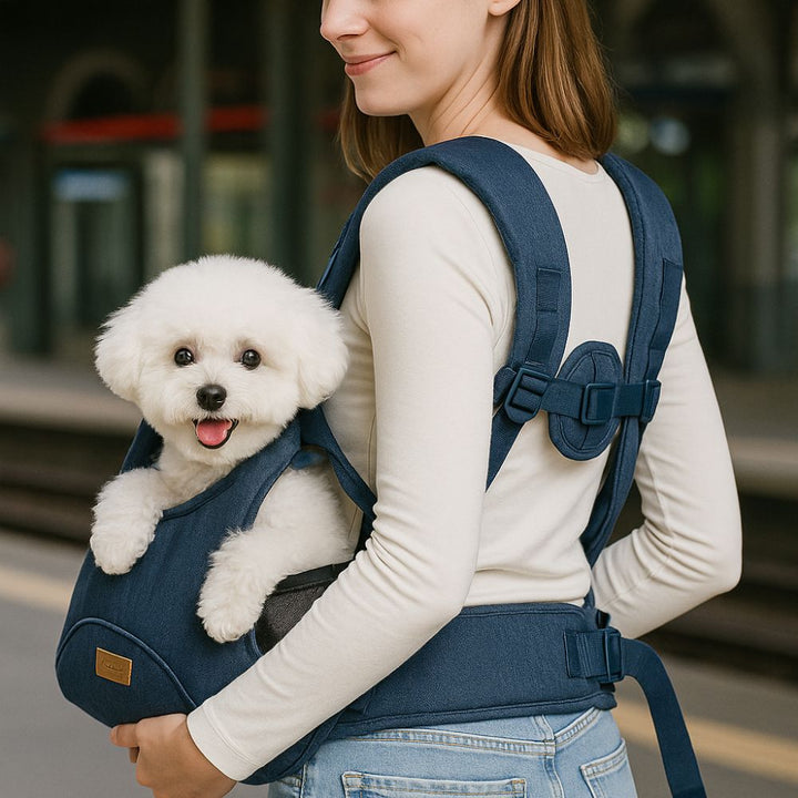mochila frontal ergonomica para perros pequenos ibiyaya
