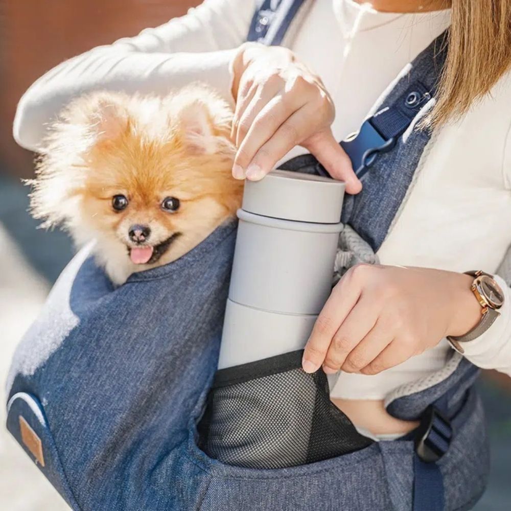 mochila frontal ergonomica para perros pequenos ibiyaya
