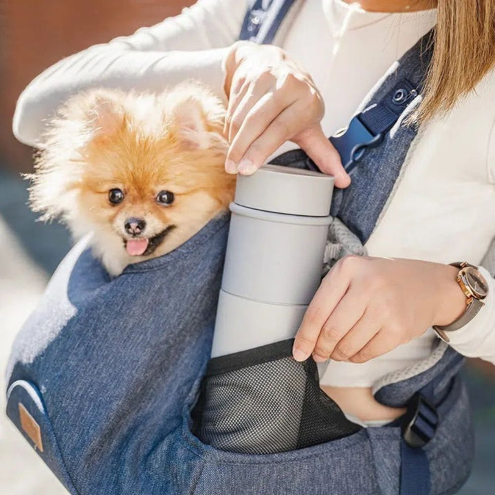 mochila frontal ergonomica para perros pequenos ibiyaya