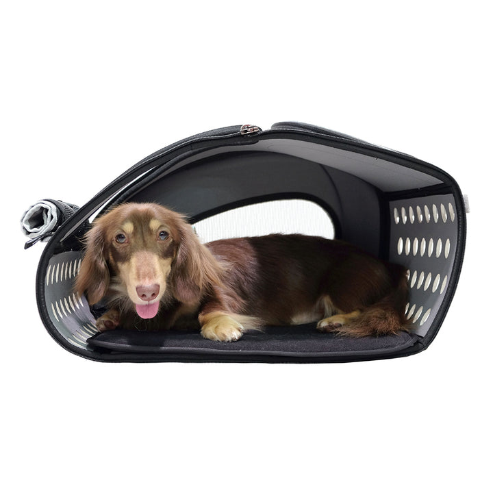 Trolley para Perros y Gatos 4 en 1 de Ibiyaya: Transportín con Ruedas, Mochila y Bolso (Hasta 8 kg) 🎁Regalo Premium Incluido 🎁
