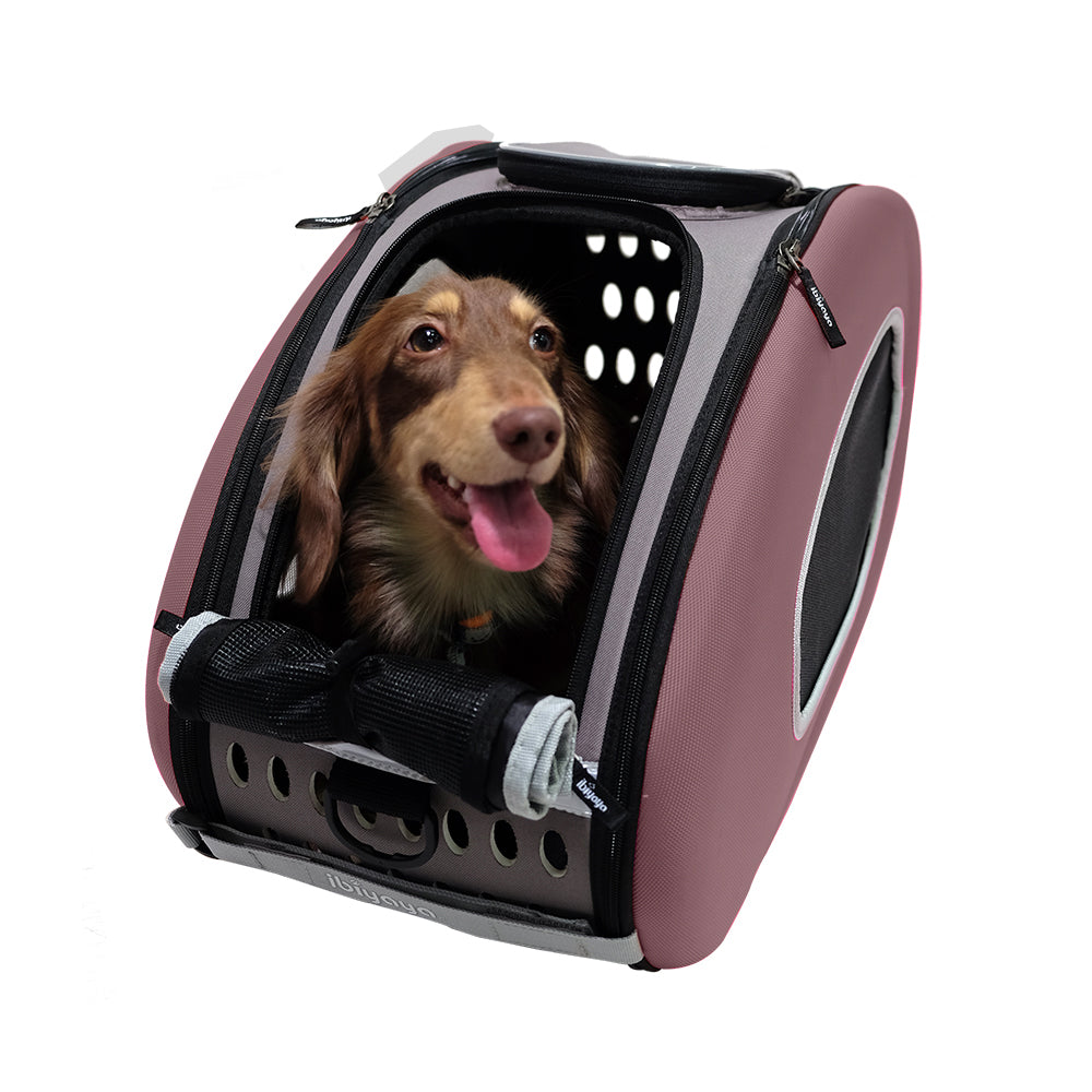 Trolley para Perros y Gatos 4 en 1 de Ibiyaya: Transportín con Ruedas, Mochila y Bolso (Hasta 8 kg) 🎁Regalo Premium Incluido 🎁