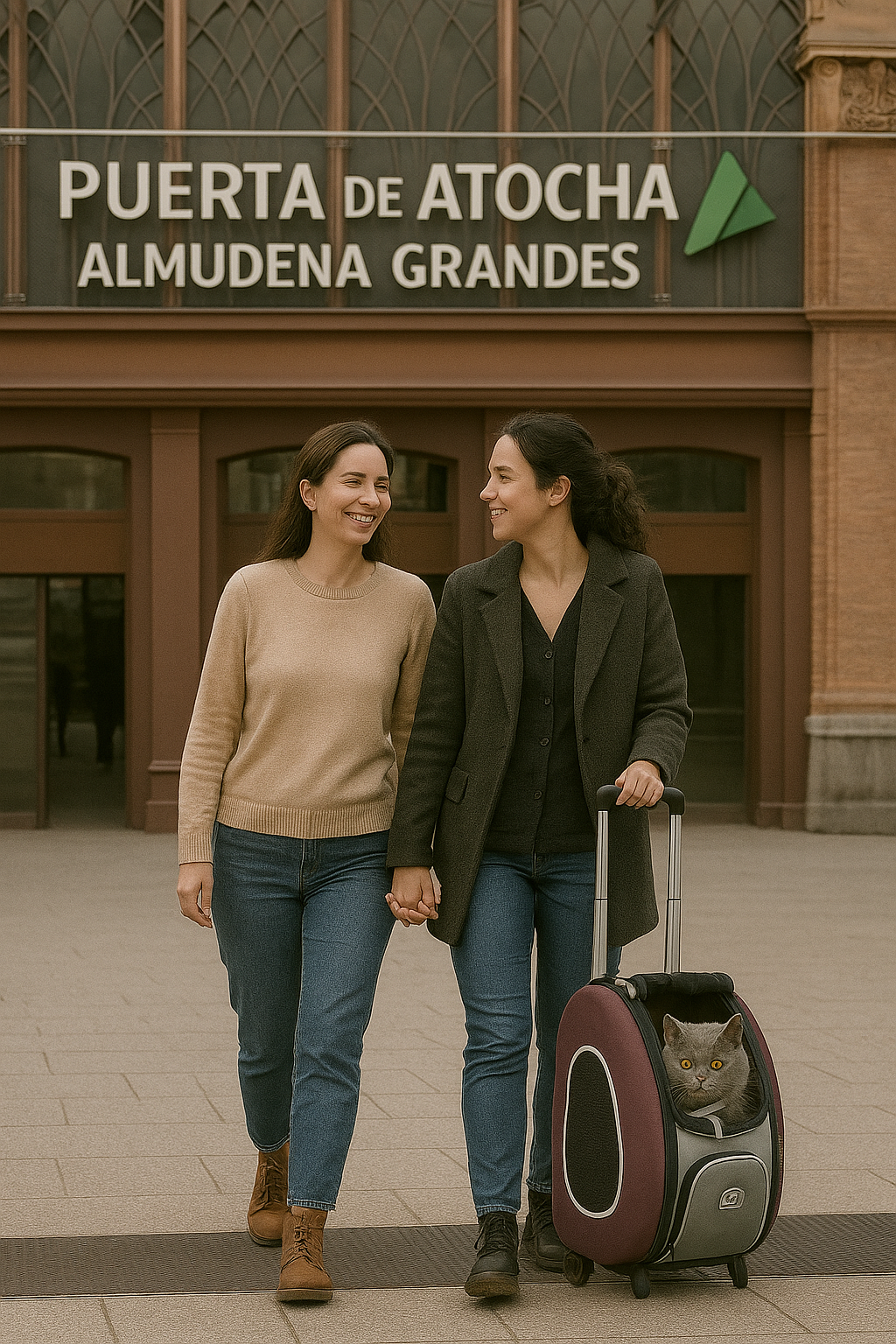 trolley maleta con ruedas para perros y gatos hasta 8kg