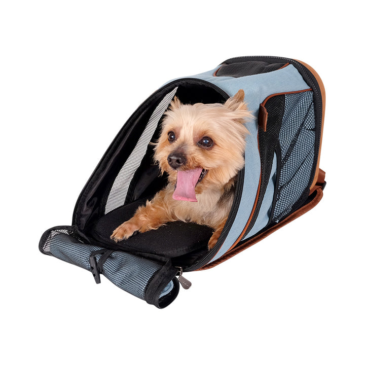 Mochila Vaquera Ultraligera de Ibiyaya (Hasta 5 kg): Aprobado por Aerolíneas para perros y gatos