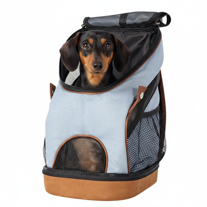 Mochila Vaquera Ultraligera de Ibiyaya (Hasta 5 kg): Aprobado por Aerolíneas para perros y gatos