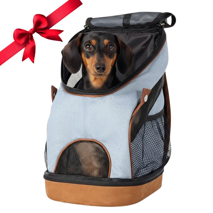 Mochila Vaquera Ultraligera de Ibiyaya (Hasta 5 kg): Aprobado por Aerolíneas para perros y gatos