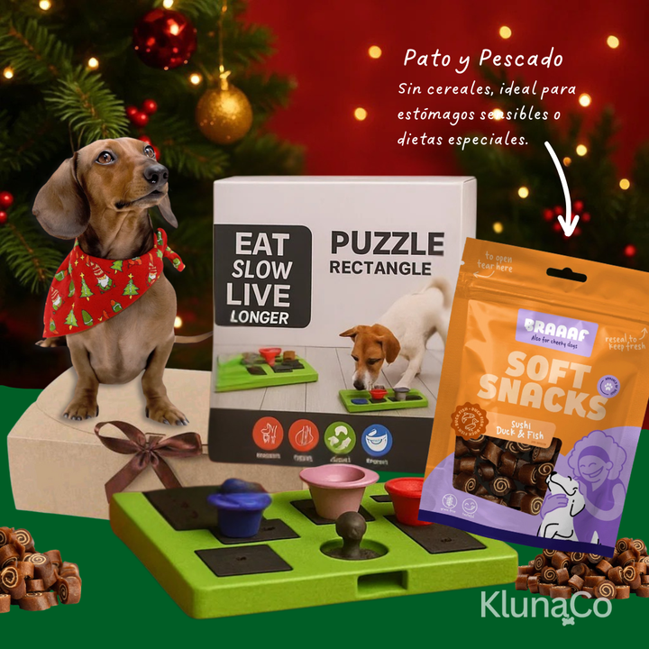 pack navideño regalo perros