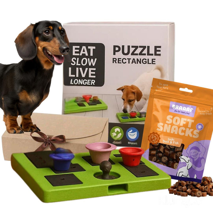 Pack Zen: Puzzle anti-estrés + snack saludable