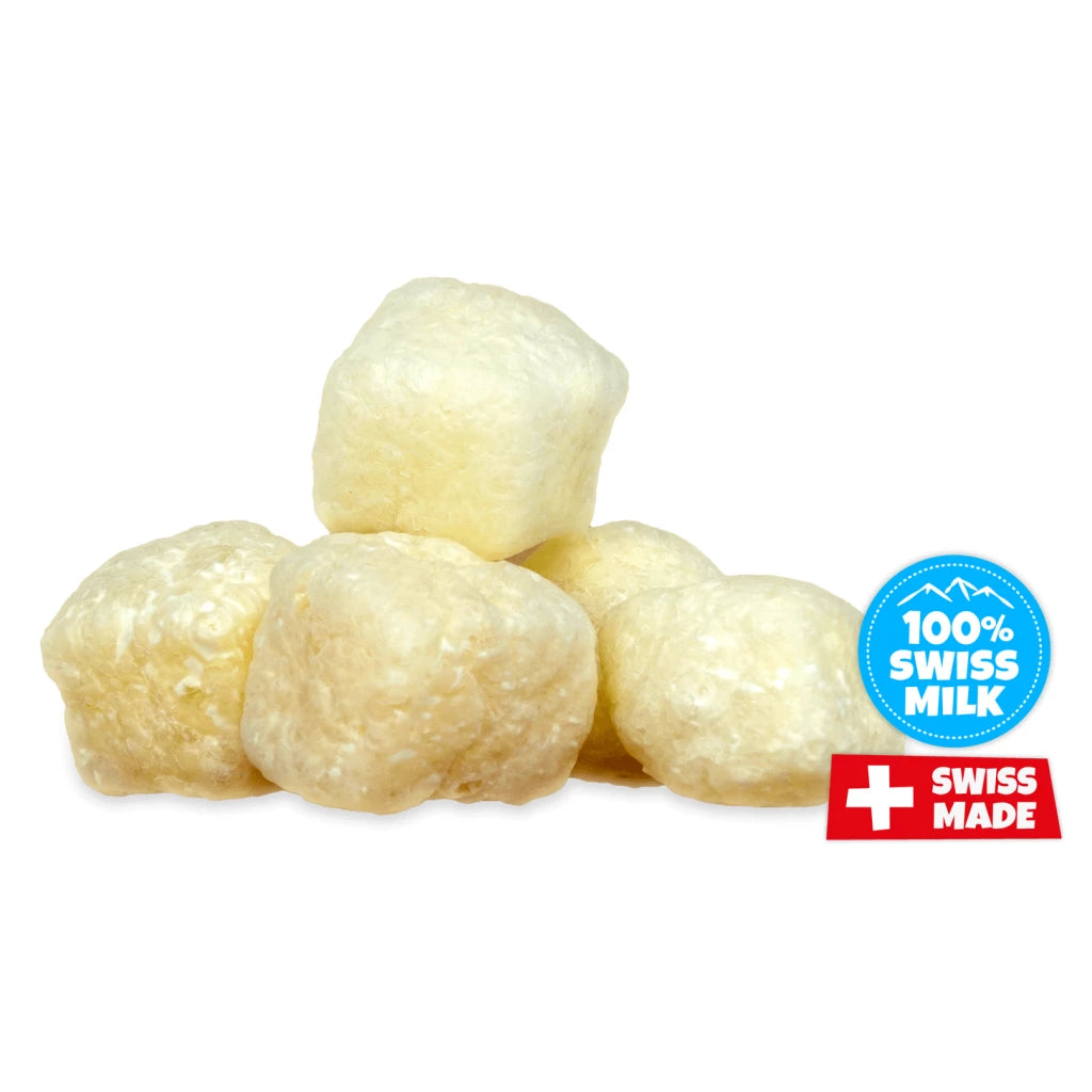 snack de queso para perros